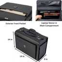 HAMMER ANVIL 19 Wheeled Briefcase Rolling Case Sales Sample Pilot Lawyer Attache