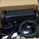 Economy Knee Scooter, Steerable Knee Walker, Foldable Knee Scooters for Foot Injuries Adult Best Crutches Alternative (Purple)