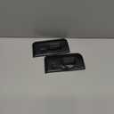 Soft Eyeglass Case, 2 Pack - Black, Vinyl with Plastic Flex Clip