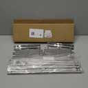 XL31.5" Wall Mounted Clothes Drying Rack, 130 LBS Large Capacity Rustproof Retractable Clothes Rack, Collapsible Drying Rack Easy to Install with 7 Drying Rods, Space Saving for LaundryWhite