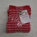 kitchenAid BrightRed 16x28 Inch Durable Absorbent Cotton Terry Towel and LinTex Two Pack Towels