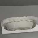 MALACASA Ceramic Pie Pan Set of 2, 9 inch, 40 oz Round Pie Dishes with Fluted Edges, Non Stick, For Quiche, Apple Pies, Pot Pies & More