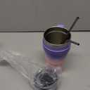 BJPKPK 20 oz Tumbler With Handle And Straw Lid Stainless Steel Travel Mugs Insulated Tumbler Cups, Pastel Sunset