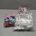 Barydat 48 Pack Snowman Craft Kit Christmas DIY Build Snowman Decorating Kit Modeling Clay Hats Buttons Scarfs Foam Balls Craft Supplies for Home Xmas Party