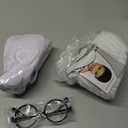 Haysandy Kids Mad Scientist Costume Crazy Physicist Costume Wig Lab Coat Glasses Mustache for 100th Day of School Cosplay (8-10T)