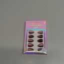 Cat Eye Press on Nails Short, Jofay Fashion Soft Gel Fake Nails, Purple-Green Color-changing Shimmer Cat Eyes Nails, Reusable & Glossy Acrylic False Nails, Glue on Nails Kit Stick on Nails for Women