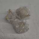 Yookeer 3 Pcs Hanging Air Plant Holder Rustic Style Air Plant Rack Hanger with Crystal Pendant and Chain Golden Geometric Metal Wall Window Display for Home Festival Wedding Decor, 3 Styles