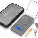 Fuzion Milligram Scale 50g/ 0.001g, mg Scale, Jewelry Scale with LCD Backlit, Tare, Digital Milligram Scale for Powder, Gem, Reloading, Micro Scale (Grey)