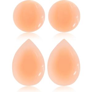 4Pcs Silicone Butt Pads for women, Adhesive Reusable Butt Hip Dip Corrector Enhancer for Crossdressers Underwear