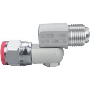 Airless Paint Spray Gun Swivel Joint Compatible with Graco 235486 7/8 Inch Thread 180 Degree Rotation