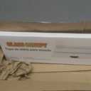 1PC 23.07x11.69in Tempered Glass Canopy