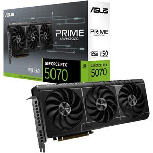 ASUS The SFF-Ready Prime GeForce RTX 5070 Graphics Card, NVIDIA (PCIe 5.0, 12GB GDDR7, HDMI/DP 2.1, 2.5-Slot, Axial-tech Fans, Dual BIOS)