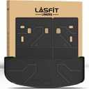 LASFIT Cargo Mat & Backrest Mats for Kia Telluride 2025 2024 2023 2022 2021 2020, All Weather TPE Custom Fit Trunk Mats & Seatback Mats Accessoires for Kia Telluride 2020-2025, Black