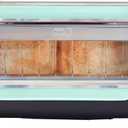 DASH Clear View Toaster - Compact Design with 7 Browning Levels & Clear-View Window, Extra-Wide Slot Large Toaster, 1-Touch Defrost, Reheat & Bagel Functions - Easy Clean Up Crumb Tray (Aqua)