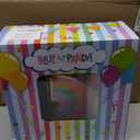 72 Piece Rainbow Party Dinnerware Set Serves 24 Disposable Die-Cut Plates