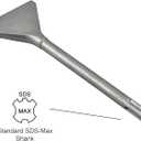 4-1/2 Inch Wide Tile & Thinset Scaling Chisel SDS-Max Shank 4.5" x 14" Thinset Scraper and Floor Scraper Works with 3/4" Shank SDS-Max Rotary Hammers and Demolition Hammers