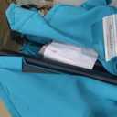 Tempera 10 ft Patio Market Outdoor Table Umbrella with Push Button Tilt and Crank Lift, Sturdy Pole & Fade Resistant Canopy, Easy to Set - Turquoise