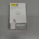 Mini Bluetooth Earpiece Wireless, Single Bluetooth Earbuds with Charging Case 6 Hrs Playtime, Headset Hands-Free with Microphone for iOS Android Smart Phones Voice Calls PC (Single-Beige)