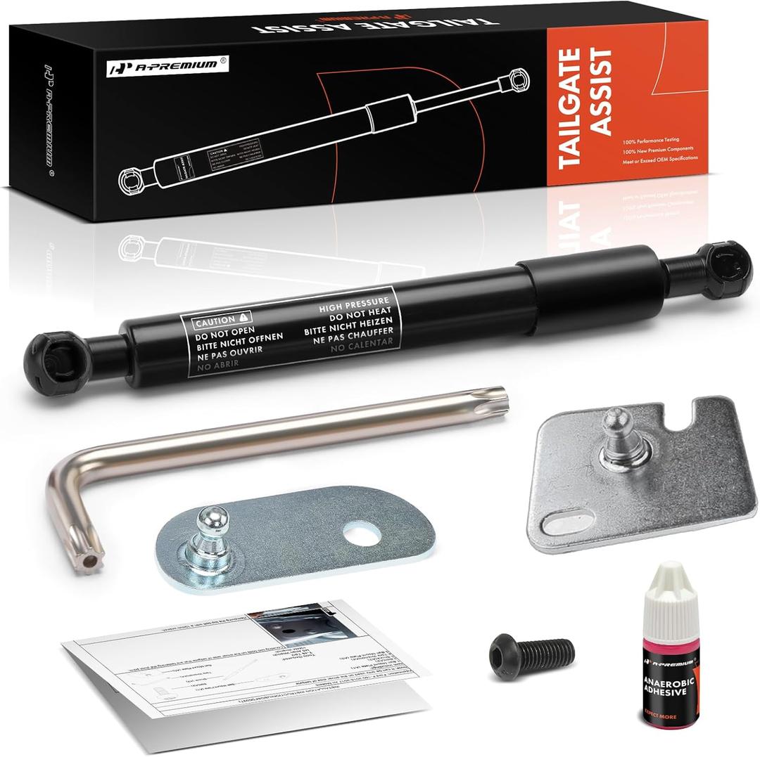 A-Premium Tailgate Assist Shock Compatible with Ford F-250/F-350 Super Duty 2017-2025, F-450 Super Duty 17-25 (2017-2018, 2020 fits XL only), Truck Tail Gate Lift Assist Shock Absorber Tailgate Damper