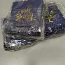 Honoson 30 Pcs Mini Gift Bag with Handle 4 x 2.75 x 4.5'' Small Thank You Bag Foil Paper Tote for Valentine's Day Wedding Baby Shower Birthday Graduation Party Favor Supplies(Blue/Gold)