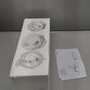 3-Light Bathroom Vanity Light, Modern Brushed Gold Wall Lights with Clear Glass Shades, Bathroom Wall Sconce Lamp for Mirror Living Room Bedroom Hallway