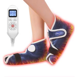 Feet Heating Pads for Women and Men, 2PCS Deep-Penetrating Electric Heated Foot Wrap for Neuropathy Pain Relief, Heating Pad for Feet Pain Relief, 86-158 & Auto Shut Off