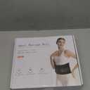 ALLJOY 67" Cordless Heating Pad for Back Pain Relief FSA Eligible HSA, Christmas Gifts for Women Men Mom Dad, Portable Lower Back Massager with 3 Heat 5 Vibration, Wireless Heating Pad for Cramps (Grey)