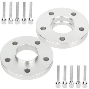 ECCPP 2PCS 5 Lug 20mm Hub Centric Wheel Spacers 5x112mm to 5x112mm 5 LUG fits for Mercedes Benz 2012-2014 SLK250| 2009-2011 SLK300| 2002-2004 SLK32 AMG 66.6mm W/10 Lug Bolts 12x1.5