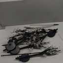 Solar Garden Lights Outdoor,Solar Lights Outdoor Decorative Waterproof for Outside 6Pack, 120Led Solar Flowers Garden Decor, Yard Pathway, Patio Fairy Decorations, Gardening Gifts for Women Mom (Multicolor Cherry 6Pack)