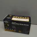 TitanFlex Heavy Duty Black Industrial Nitrile Gloves with Raised Diamond Texture, Latex Free (6mil/8mil)