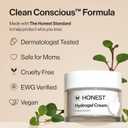 Honest Beauty Hydrogel Cream with Hyaluronic Acid, Lightweight Moisturizing Water, Gentle for Sensitive Skin, Fragrance-Free, Vegan 1.7, fl oz