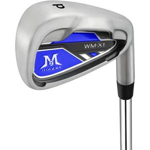 MAZEL WM-X1/2 Individual Men Golf Club, Right, 2022 Model, Steel, Silver, Stiff, Pitching Wedge