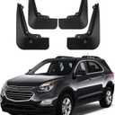 Mud Flaps Compatible with Chevrolet Equinox Accessories 2018-2024 Splash Guards All Weather Fender Guard Mudguards Sediment Protection No Need to Drill Holes