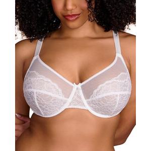 HSIA Minimizer Bras for Women Enchante Full Coverage Underwire Bras Plus Size Lifting Floral Lace Bra for Heavy Breast