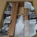 ZOBER Wooden Pants Hangers with Clips - 10 Pack Premium Wood Skirt Hangers for Women, Heavy Duty Wooden Hanger with Adjustable Metal Grip Clips for Jeans and Shorts, Smooth Finish, Vintage Wood