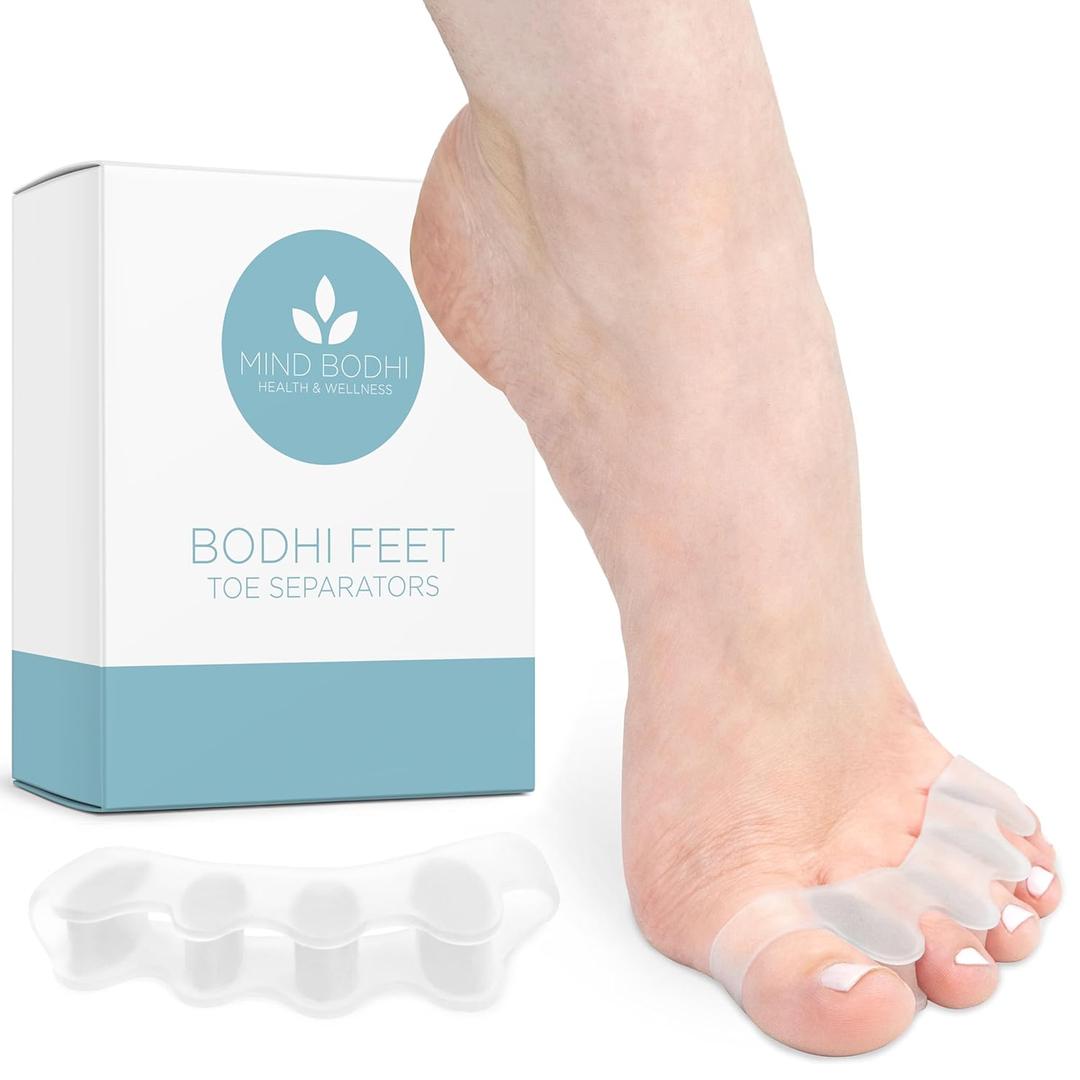Mind Bodhi Toe Separators - Correcting Bunions and Restoring Toes to Their Original Shape - For Men and Women - Toe Spacers Bunion Corrector  Clear