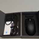 Lamzu Maya X Wireless Gaming Mouse, Ultra Lightweight 47g, Optical Switch, Maximum 30000 DPI, Symmetrical, MCU Nordic 52840, Dust-Proof Encoder, PAW3950 Sensor(Larger Maya) (Black)