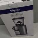 Ollygrin Burr Coffee Grinder, Electric Conical Coffee Bean Grinder With 30 Adjustable Grind Settings For 2-12 Cups, Sliver & Black