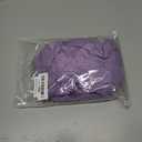 Missufe Ruched Short Sleeve Casual Sundress Women's Bodycon Knee Legnth T Shirt Dress (Purple Gray, Medium)