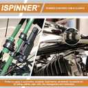 ISPINNER 52pcs Cable Clamps Assortment Kit, 304 Stainless Steel Rubber Cushion Pipe Clamps in 6 Sizes 1/4" 5/16" 3/8" 1/2" 5/8" 3/4"