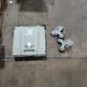 Foldable Utility Cart with Stair Climbing Wheels, Collapsible Rolling Crate with Telescoping Handle, Shopping Trolle Handcart Grocery Book File Tool Art Supplies Teacher Storage Basket(Green)