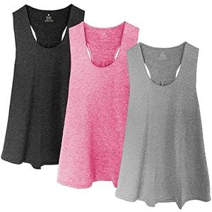 FINIZO Plus Size Workout Tank Tops for Women - Running Muscle Tank Sport Exercise Gym Yoga Tops Athletic Shirts, Size 4XL