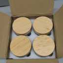 NETANY 4-pack 10oz Glass jars with Airtight Lids, Overnight Oats Containers with Bamboo Lids, Wide mouth Mason Salad jars, Glass Food Storage Containers for Snacks Yogurt Spice Sugar