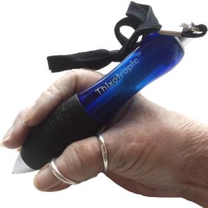 Super Big Fat Pen for Arthritis (5 pack) Black Ink, Blue Body + 5 Ink Refills