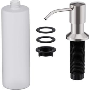 GIMILI Built in Sink Soap Dispenser or Lotion Dispenser for Kitchen Sink, Brushed Nickel GIMILI Built in Sink Soap Dispenser or Lotion Dispenser for Kitchen Sink, Brushed Nickel
