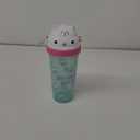Gabby's Dollhouse 18 oz Green Super Sipper Tumbler with Cakey Cat Design, BPA-Free Plastic