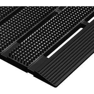 MATALL Waterproof Outdoor Door Mat - 36x24 Inches Non-Slip Drainage Large Door Floor Mat for Indoor Home Pool Entry Garage Upgrade Interlocking Mat