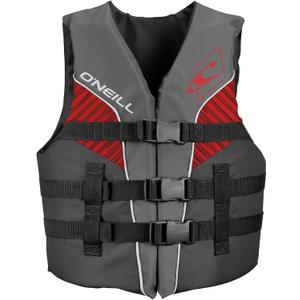 O'Neill Youth SuperLite USCG Life Vest (Smoke/Graphite/Red:White)