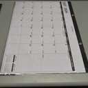 Large Desk Calendar 2025  Jan 2025  Dec 2025, 12 Monthly Desk Calendar, 2025 Desk Calendar, 22'' x 17'', 2025 Desk/Wall Calendar with Desk Pad, To-do Lists, Ruled Blocks, Corner Protectors, Lay Flat