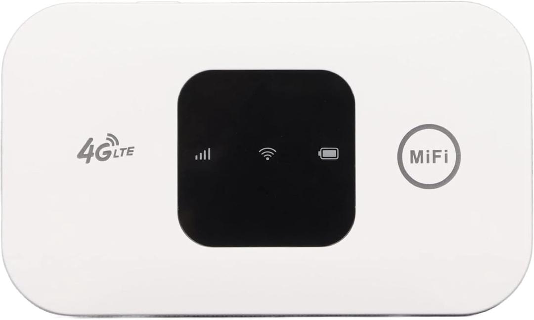 4G LTE Mobile Hotspot Router, Portable Internet Hotspot, 150Mbps High Speed SIM Card, 4G Strong Coverage SIM Card Router, 10 Users Supported for Home, Office and Travel